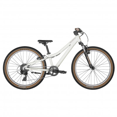 Vélo VTT enfant 8 à 11 ans 24p alu - SCOTT 2022 Contessa 24 - Blanc décor bronze