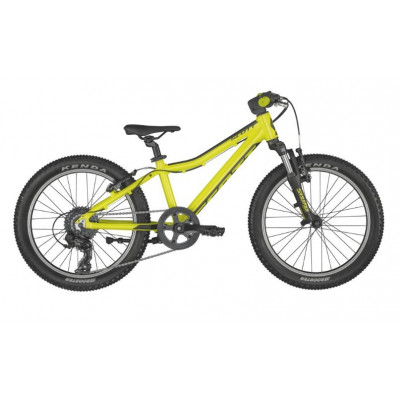 Vélo VTT enfant 6 à 9 ans alu 20p - SCOTT 2022 Scale 20 Yellow - Jaune décor noir