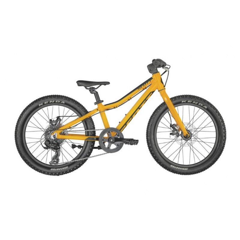 Vélo VTT enfant 6 à 9 ans alu 20p - SCOTT 2022 Scale 20 Rigid - Orange  décor noir : fourche rigide - Vélo 9