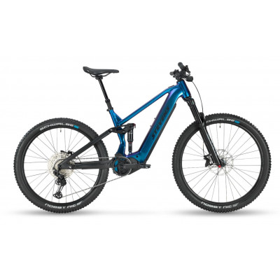 Vélo VTT électrique 29/27.5 alu - STEVENS 2021 E Inception AM 7.7 726 - Bleu Magic Blue décor noir