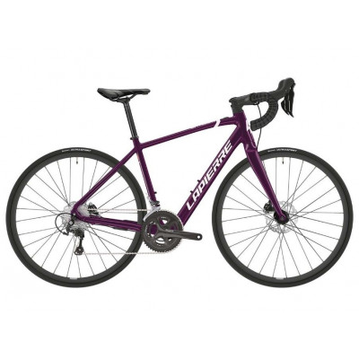 Vélo électrique route femme alu 700 - LAPIERRE 2021 E.Sensium 3.2 W 250 - Violet métallisé décor blanc