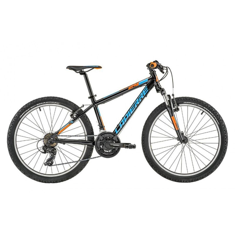 Vélo vtt enfant 9 à 12 ans alu - LAPIERRE 2022 ProRace 24 Boy - noir décor bleu et orange