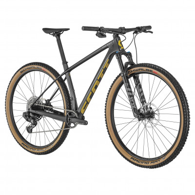 Vélo VTT 29p carbone - SCOTT 2022 Scale 910 AXS - Noir décor jaune