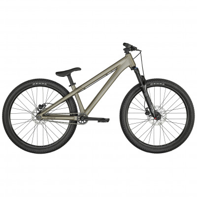 Vélo VTT 26p alu - SCOTT Voltage YZ 0.1 - Gris taupe vernis décor noir, 100mm ...