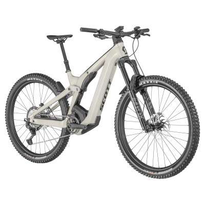 Vélo électrique VTT 29p alu - SCOTT 2022 Patron eRide 910 750 - Blanc cassé décor anthracite