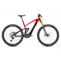 Vélo électrique VTT alu 29p - MOUSTACHE 2021 Samedi 29 Trail 8 625 - Rouge et noir décor doré