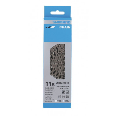 Chaine SHIMANO route vtt 11v HG701 QL 126 VAE