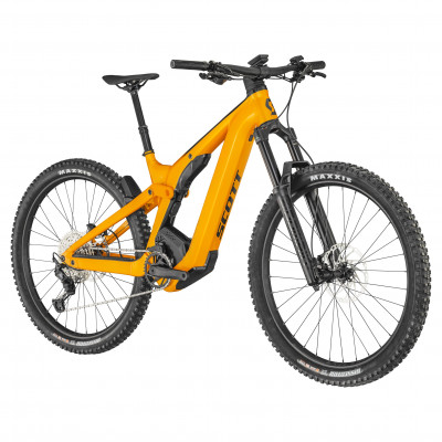 Vélo électrique VTT 29p alu - SCOTT 2022 Patron eRide 920 Orange 750 - Orange décor noir ...