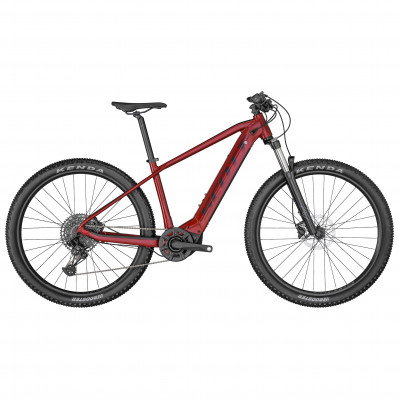 Vélo électrique VTT 29p alu - SCOTT 2022 Aspect eRide 920 Red 625 - Rouge décor noir : 120mm