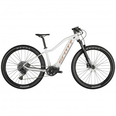 Vélo électrique VTT femme 29p alu - SCOTT 2022 Contessa Active eRide 910 625 - Blanc décor doré