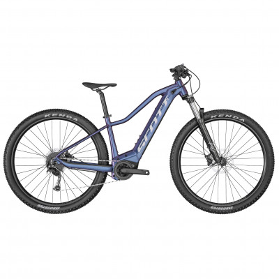 Vélo électrique VTT femme 29p alu - SCOTT 2022 Contessa Active eRide 930 500 - Violet irisé décor blanc