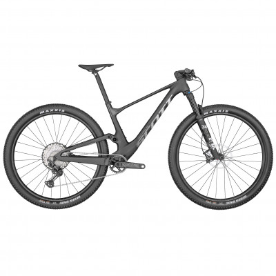 Vélo VTT 29p carbone - SCOTT 2022 Spark RC Team Black - Noir mat décor blanc