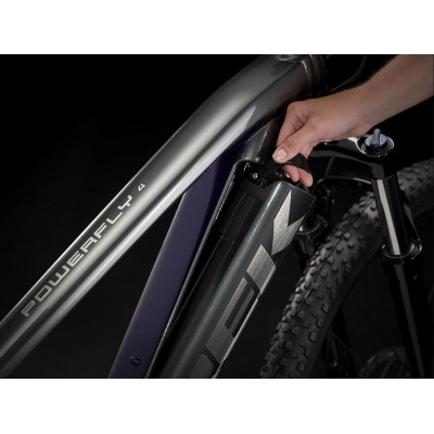 Vélo électrique VTT 29p alu - TREK 2022 PowerFly 4 625 - Noir/Violet brillant