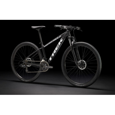 Vélo VTT 27.5/29p alu - TREK 2023 Marlin 4 - Noir mat décor argent : 80mm