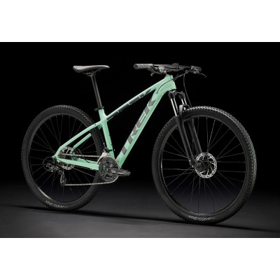Vélo VTT 27.5/29p alu - TREK 2023 Marlin 4 - Voodoo Aloha Green - Vert menthe décor noir : 80mm