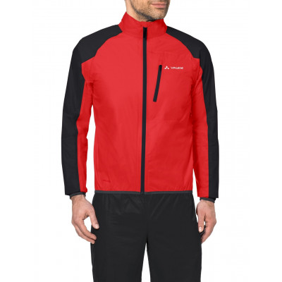 Veste imperméable - VAUDE Drop Jacket 3 - rouge décor noir