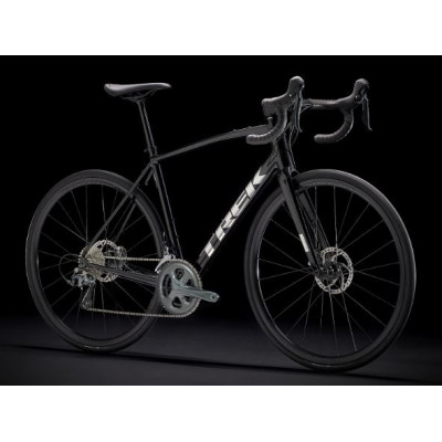  Vélo course 700 alu - TREK 2022 Domane AL 4 Disque - Gloss Trek Black/Matte Trek Black - noir brillant décor argent