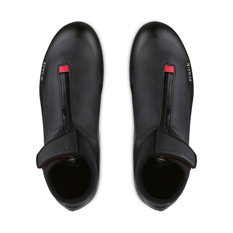 Chaussures route hiver - FIZIK R5 Artica - noir décor rouge