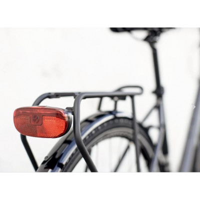  Vélo ville alu unisexe - TREK 2022 Verve 1 Equipped LowStep cadre ouvert - Anthracite "Dnister Black" décor argent