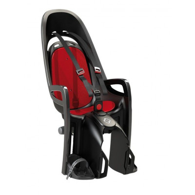  Porte-bébé HAMAX arrière sur porte-bagage Zenith noir décor rouge