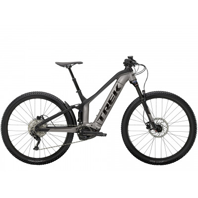  Vélo électrique vtt 29p alu - TREK 2022 PowerFly FS 4 500 - Matte Gunmetal/Matte Black - Noir et métal mat - 120/120