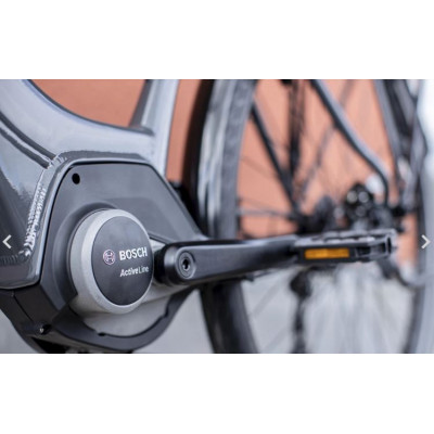 Vélo électrique ville 28p alu - TREK 2023 Verve+ 1 LowStep DT 500 - Gris anthracite décor gris argent : 50mm