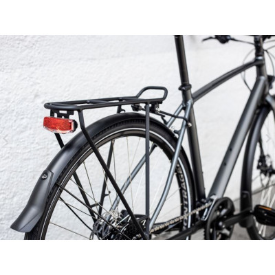  Vélo route fitness 700 alu - TREK 2023 FX 2 Equipped - Gris satin Lithium décor noir : 2x9v