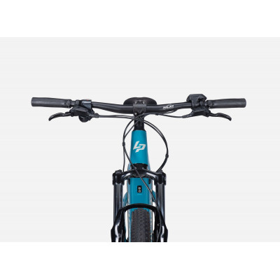  Vélo électrique VTT 29p alu - LAPIERRE 2022 Overvolt HT 5.5 500 - Bleu  turquoise décor ivoire et noir : 100mm