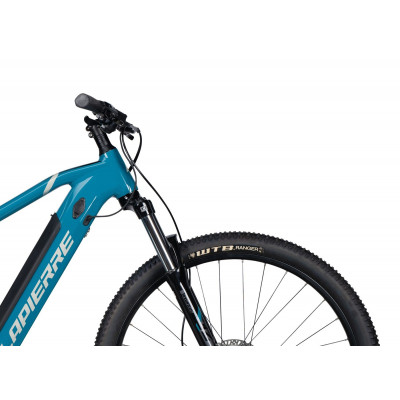  Vélo électrique VTT 29p alu - LAPIERRE 2022 Overvolt HT 5.5 500 - Bleu  turquoise décor ivoire et noir : 100mm