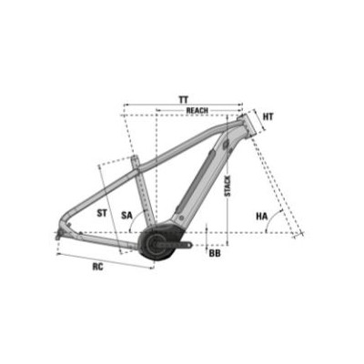  Vélo électrique VTT 29p alu - LAPIERRE 2022 Overvolt HT 5.5 500 - Bleu  turquoise décor ivoire et noir : 100mm