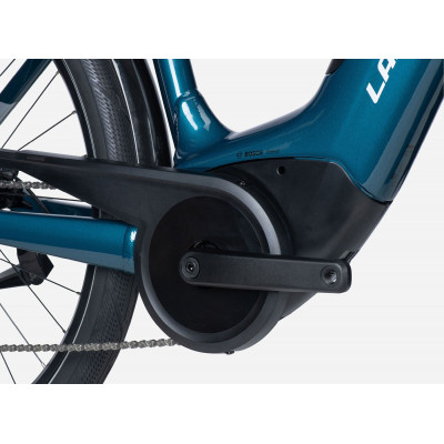 Vélo électrique urbain unisexe 27.5p alu - LAPIERRE 2023 e-Urban 4.4 400 - Bleu pétrole décor blanc : 50mm