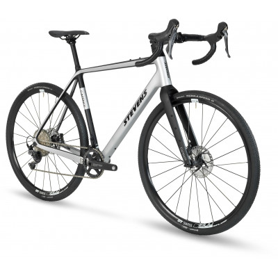  Vélo gravel 700 carbon - STEVENS 2023 Camino Pro - Argent
