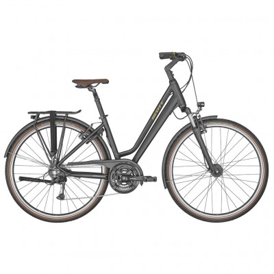  Vélo urbain unisex 28p alu - SCOTT 2022 Sub Comfort 10 Unisex - Anthracite mat décor doré : 50 mm