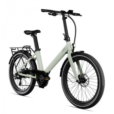  Vélo électrique semi-pliant 24p EOVOLT 2022 Evening 24 504 vert sauge décor noir