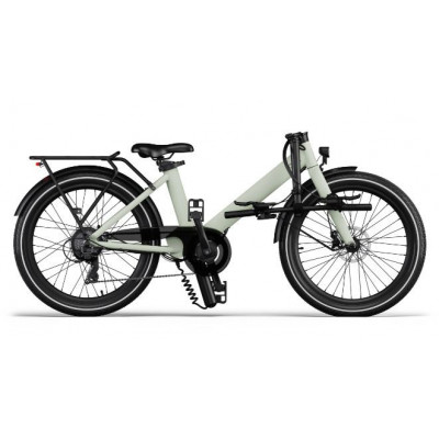  Vélo électrique semi-pliant 24p EOVOLT 2022 Evening 24 504 vert sauge décor noir