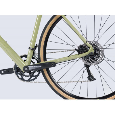  Vélo gravel 700 alu - LAPIERRE 2022 CrossHill 2.0 - Vert clair décor vert clair : 2x9v