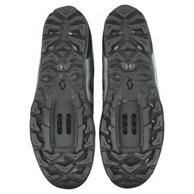 Chaussures vtt et gravel - SCOTT Crus-R Boa Reflective - noir décor gris