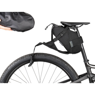 Sacoche de selle Bike Packing TOPEAK polyéthylène BackLoader X 15 noir décor noir