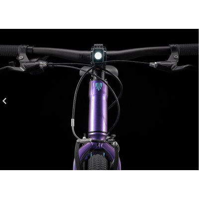  Vélo enfant VTT 6 à 9 ans alu - TREK 2022 Wahoo 20 - violet Purple Flip Décor blanc : 1x8v