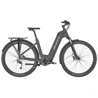 Vélo électrique vtc unisexe 29p alu - SCOTT 2022 Sub Cross eRIDE 20 EQ Unisex 500 - Anthracite décor gris : 63mm