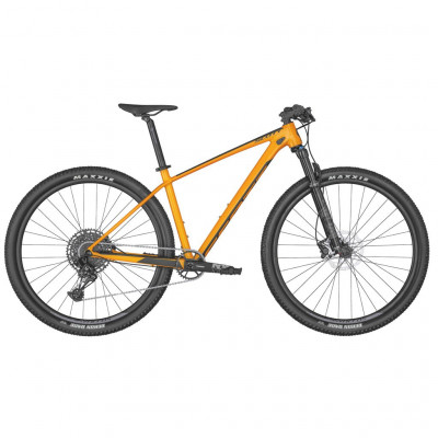 Vélo VTT 29p alu - SCOTT 2022 Scale 960 Orange - orange néon décor noir : 100mm