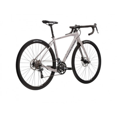 Vélo gravel 700 alu - KROSS Esker 1.0 - Gris vert décor anthracite