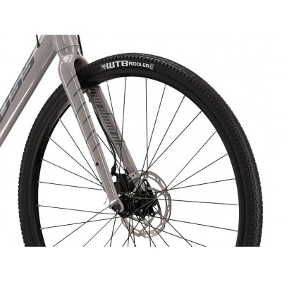Vélo gravel 700 alu - KROSS Esker 1.0 - Gris vert décor anthracite