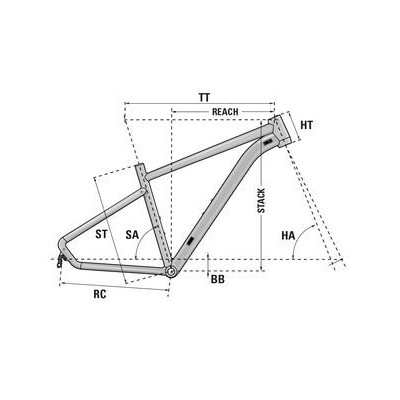  Vélo VTT 29p alu - LAPIERRE 2022 Edge 7.9 - Gris vert décor noir : 100mm