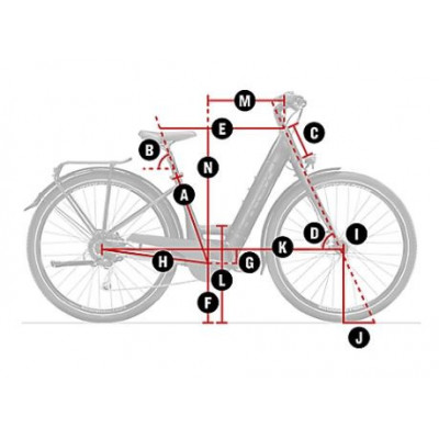 Vélo électrique ville 28p alu - TREK 2023 Verve+ 1 LowStep DT 500 - Gris anthracite décor gris argent : 50mm