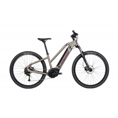  Vélo électrique VTT 27.5p alu - LAPIERRE 2022 Overvolt HT 5.5 MIX 500 - Bronze satin décor fuschia : 100mm