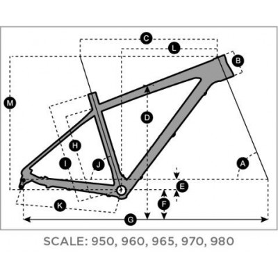  Vélo VTT 29p alu - SCOTT 2022 Scale 965 - Gris argent décor gris anthracite : 100mm