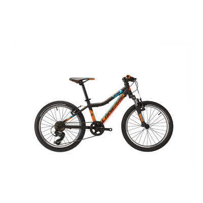 Vélo VTT enfant 6 à 9 ans alu - LAPIERRE 2022 ProRace 20 - noir décor orange et bleu
