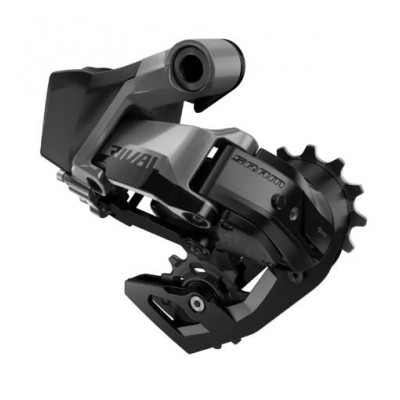Dérailleur arrière SRAM route 12v Rival eTap AXS électrique anthracite décor noir