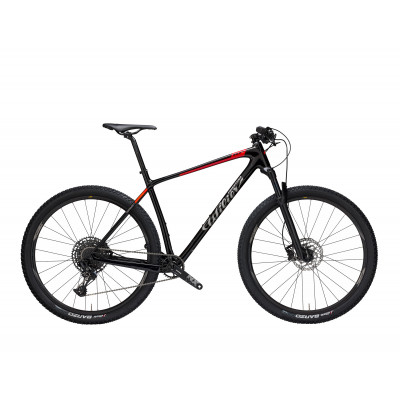  Vélo vtt carbon WILIER 2022 101X XT 2.0 - Noir décor argent et orange : 100mm